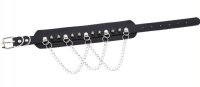 Joy Jewels Piky Spike Collar Black-Silver