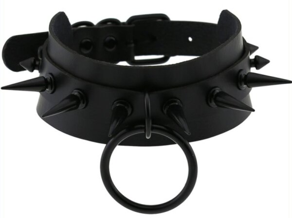 Joy Jewels Strobo Lish Spike Collar Black
