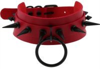 Joy Jewels Strobo Lish Spike Necklace Red