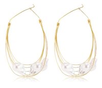 Joy Jewels Gold Ear Earrings 10 cm