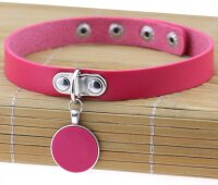 Joy Jewels Round Moon Pink Necklace