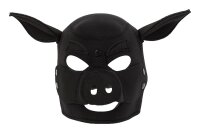 Kinky Puppy Pig Head Hood Black