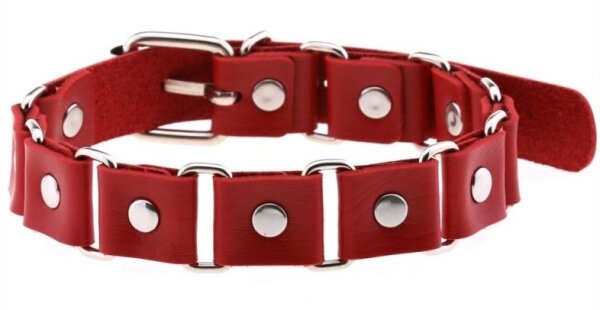 Joy Jewels Red Stitch Necklace