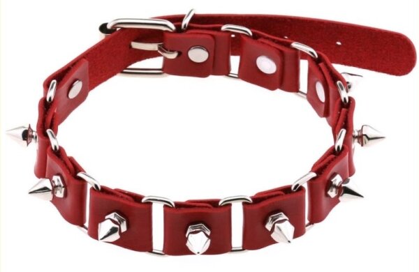 Joy Jewels Punk Piks Red Necklace