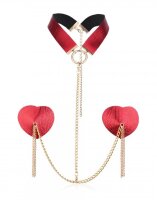 Joy Jewels Heart Red Nipple Cover