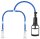 KINKgear Luv Enhance Double Cup Nipple Pump Blue