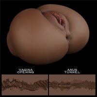 Lovetoy Masturbator Pussy Streetgirl n°12 Vagina-Anus Brown