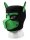 Kinky Puppy neoprene mask Dog On Black-Green