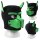 Kinky Puppy neoprene mask Dog On Black-Green