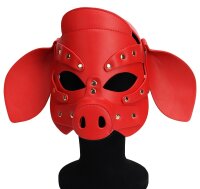 Kinky Puppy Pig Grox Mask Red