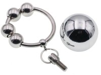 MenSteel Metal Ring with 1 Weight Hanger Ball M 90g