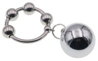 MenSteel Metal Ring with 1 Weight Hanger Ball L 90g