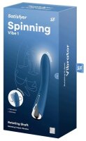 Satisfyer Vibe 1 Spinning Stimulator - 11 x 3cm Blue