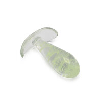 Kiotos Glass Anal Plug Glow in the Dark 3,1 cm