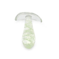 Kiotos Glass Anal Plug Glow in the Dark 3,1 cm