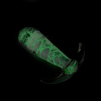 Kiotos Glass Anal Plug Glow in the Dark 3,1 cm