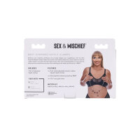 Sportsheets Sex & Mischief Brat Charmed Nipple Clamps