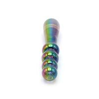 Kiotos Glass Dildo Beads Rainbow 18 cm