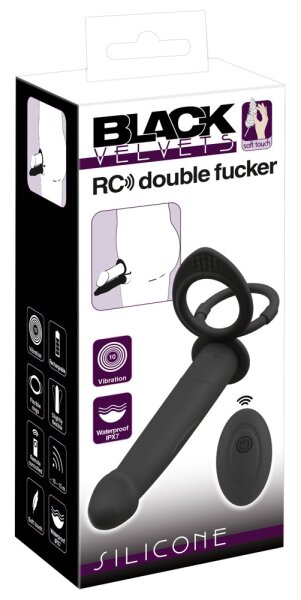 Black Velvets Vibrating RC Double Fucker