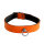 Kiotos Leather Collar Mini O-Ring Orange