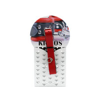 Kiotos Leather Collar Mini O-Ring Red