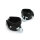 Kiotos Leather Handcuffs with Metal Shackle