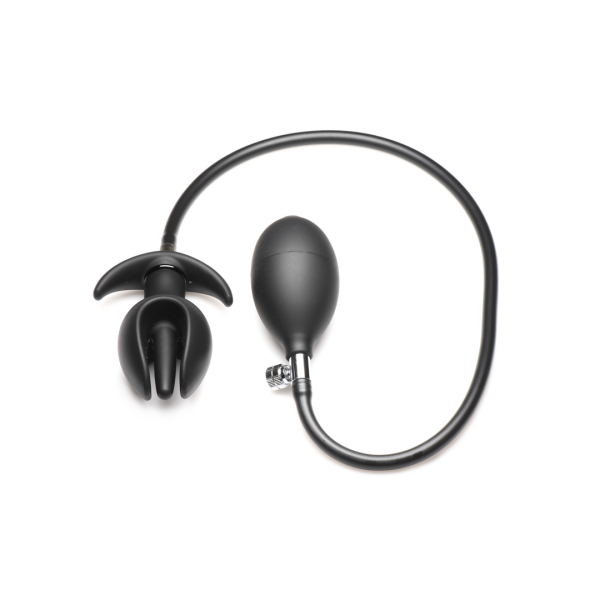 XR Brands Bad Buoy Anchor Inflatable Silicone Anal Plug Black