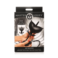 XR Brands Bad Buoy Anchor Inflatable Silicone Anal Plug Black