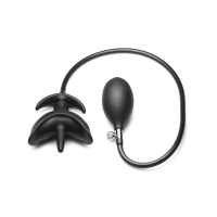 XR Brands Bad Buoy Anchor Inflatable Silicone Anal Plug Black