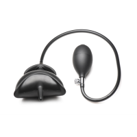 XR Brands Bad Buoy Anchor Inflatable Silicone Anal Plug Black