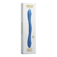 Doc Johnson Duet Double Ended Vibrator with Wireless Remote - Periwinkle