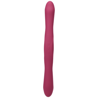 Doc Johnson Duet Double Ended Vibrator with Wireless Remote - Berry