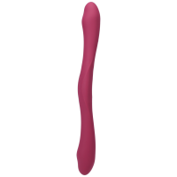 Doc Johnson Duet Double Ended Vibrator with Wireless Remote - Berry