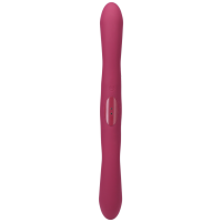 Doc Johnson Duet Double Ended Vibrator with Wireless Remote - Berry