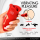 XR Brands Kiss and Tell Silicone Kissing and Vibrating Clitoral Stimulator Red