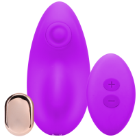 Doc Johnson Magnetic Panty Vibe with Remote Purple