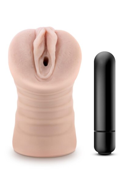 Blush Enlust Ayumi Vibrating Stroker Beige