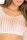2Pc Crochet Bodystocking White, OS