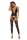 Never Settle Bodystocking Black, OS