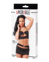 Amorable by Rimba - Mini Rock mit Top Schwarz One Size