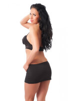 Amorable by Rimba - Mini Rock mit Top Schwarz One Size