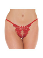 Amorable by Rimba Offener String Einheitsgröße Rot