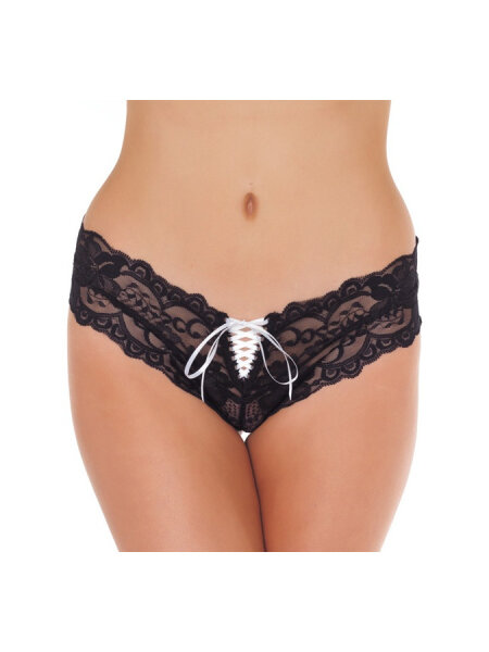 Amorable by Rimba Slip Einheitsgröße Schwarz/ Weiß