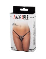 Amorable by Rimba G-String Einheitsgröße Schwarz