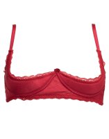 Amorable by Rimba 1/2 Cup Bra Red S