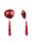 Amorable by Rimba Nipple Covers with Fringes Red