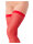 Amorable by Rimba Fishnet Stockings One Size Red
