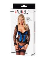 Amorable by Rimba Korsett mit G-String und Strümpfen...