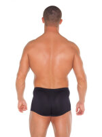 Amorable by Rimba Boxer shorts with 2 zippers One Size Black