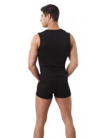 Amorable by Rimba Boxer shorts with fishnet Black S/M